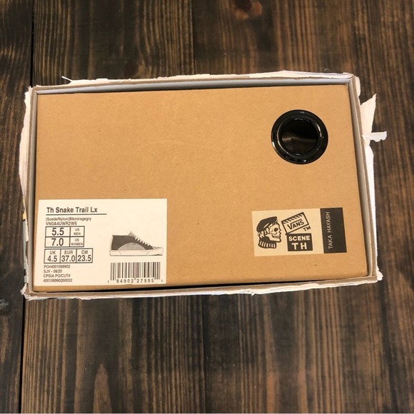 VANS Skateboard RARE! Women’s 7 Mens 5.5 Black Gray Skateboarding Shoes. - Picture 16 of 16